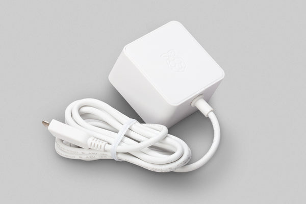 Raspberry Pi® 15W USB-C Power Supply - White