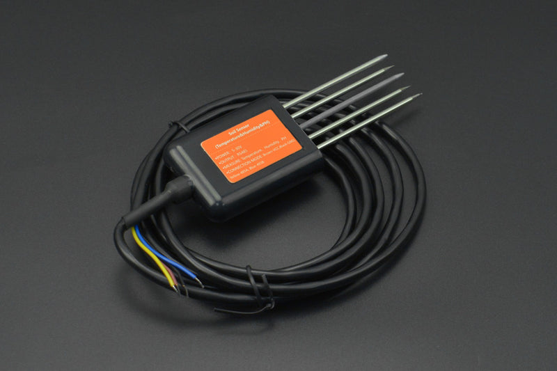 MODBUS-RTU RS485 Soil Temperature, Humidity and pH Monitoring Sensor