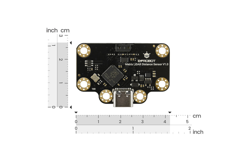 8x8 Matrix ToF 3D Distance Sensor (I2C&UART, 3.5m Range, 60 FOV)