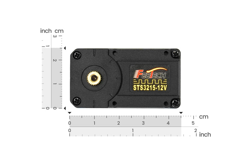 ST3215 Serial Bus Servo (12V, 30kg, 360 Magnetic Encoder)