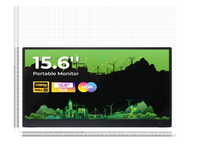 15.6inch Monitor -  1080P, IPS, 16:9, HDR, Backlight, audio output