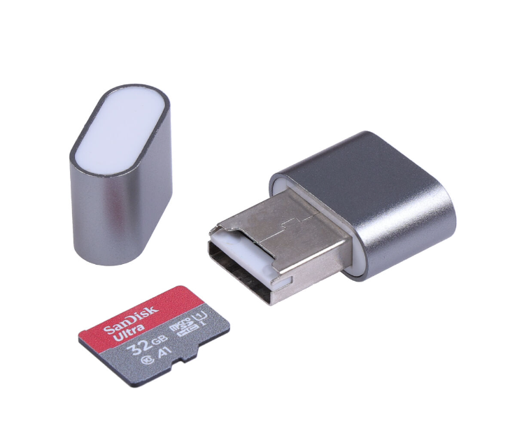 Micro SD Card Tool Kit - 32GB SanDisk SD card, SD card reader