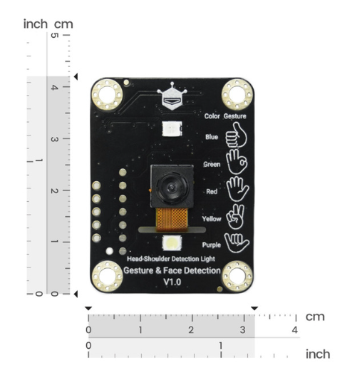Gravity: AI Visual Gesture and Human Presence Tracking Sensor (5 Gestures, Range 3m)