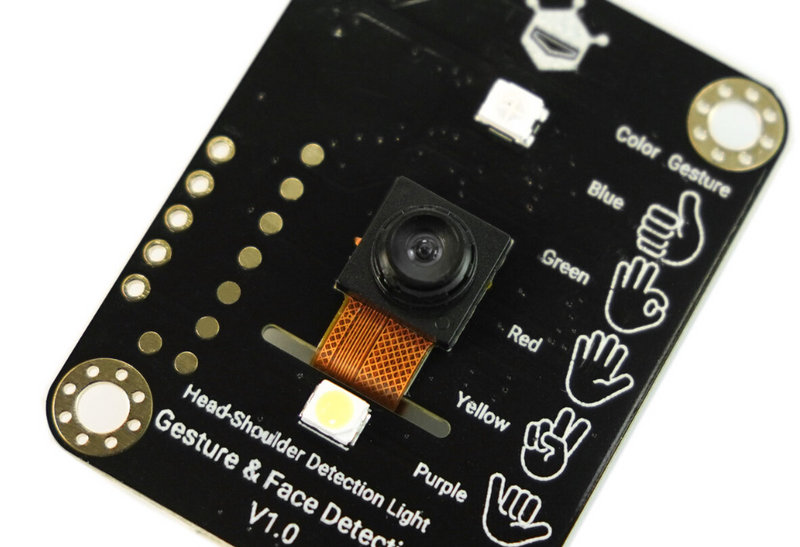 Gravity: AI Visual Gesture and Human Presence Tracking Sensor (5 Gestures, Range 3m)