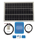 Outdoor Solar Power Kit - 10W Monocrystalline Panel + 12V/5V Outputs