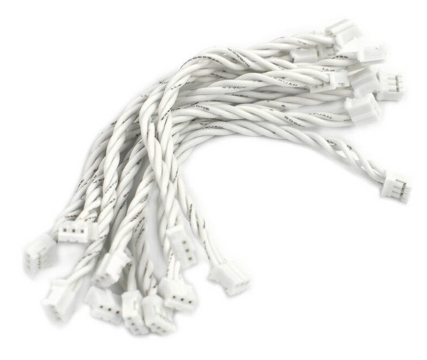 PH2.0-3P Male-to-Male Cable  10cm (10 Pack)