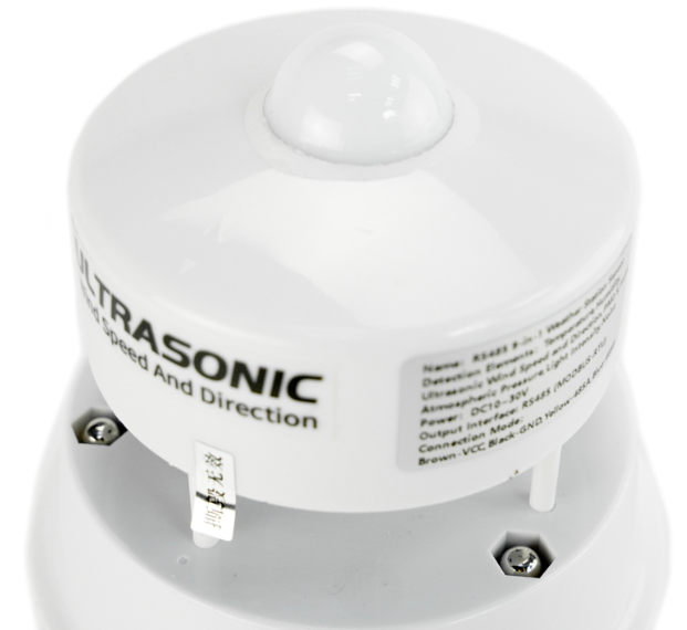 Ultrasonic 9-in-1 RS485 Weather Sensor for Arduino (Wind, Rain, Temp, Light, Noise)