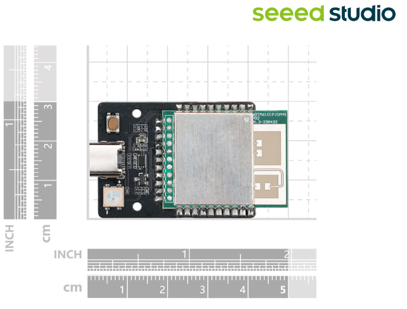 MR60BHA2 60GHz mmWave Breathing and Heartbeat Detection Sensor Kit with XIAO ESP32C6