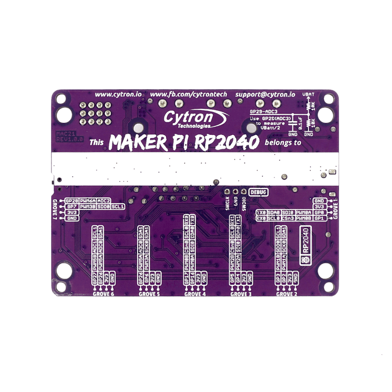Maker Pi RP2040 : Simplifying Robotics with Raspberry Pi RP2040
