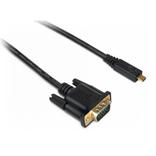 Micro HDMI to VGA Cable 1M Black (789-21060902)