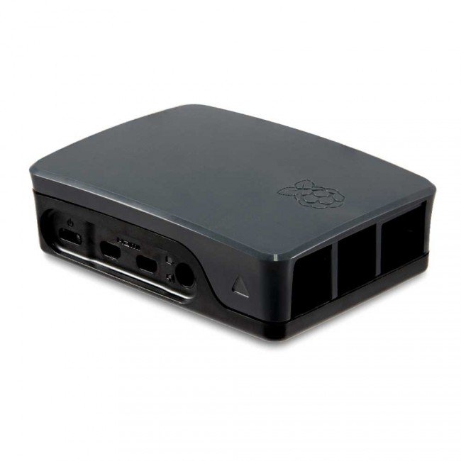 Raspberry Pi 4® Model B Case - Black and Grey