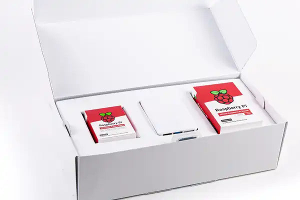 Raspberry Pi® 4 Desktop Kit components & packaging, AU (No board)