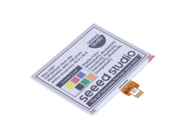 5.65" Seven-Color elink ePaper Display
