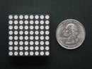 Small 1.2\" 8x8 Ultra Bright Yellow-Green LED Matrix