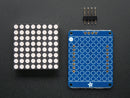 Adafruit Small 1.2\" 8x8 LED Matrix w/I2C Backpack - Yellow
