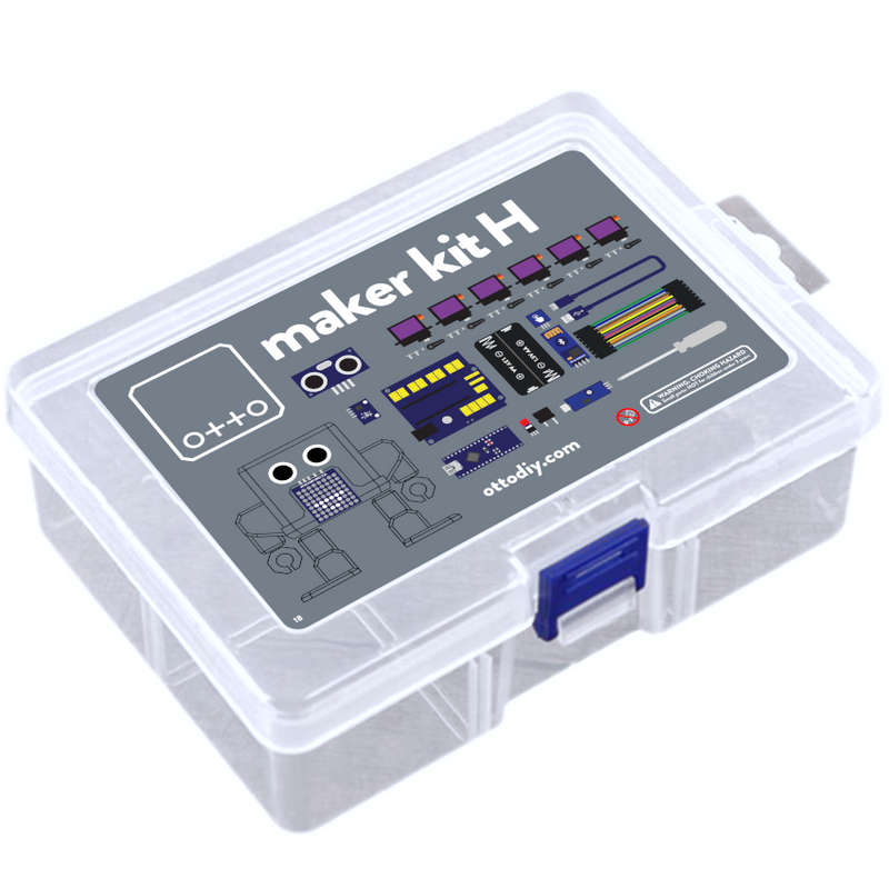 OttoDIY Maker Kit Humanoid - without Arduino - Buy - Pakronics®- STEM Educational kit supplier Australia- coding - robotics