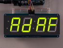Adafruit 1.2\" 4-Digit 7-Segment Display w/I2C Backpack - Green