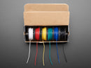 Hook-up Wire Spool Set - 22AWG Solid Core - 6 x 25 ft