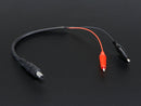 2.1mm DC Barrel Plug to Alligator Clips