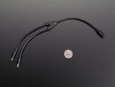 2-Way 2.1mm DC Barrel Jack Splitter Squid