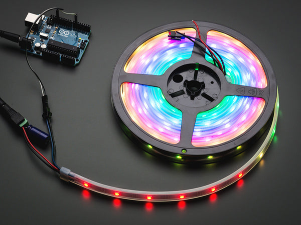 Adafruit NeoPixel Digital RGB LED Strip - White 30 LED - Buy - Pakronics®- STEM Educational kit supplier Australia- coding - robotics