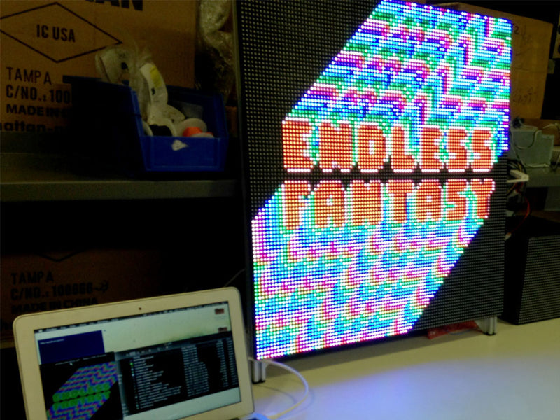 LED Video Wall Controller Set/Programmed for Adafruit LED Panels