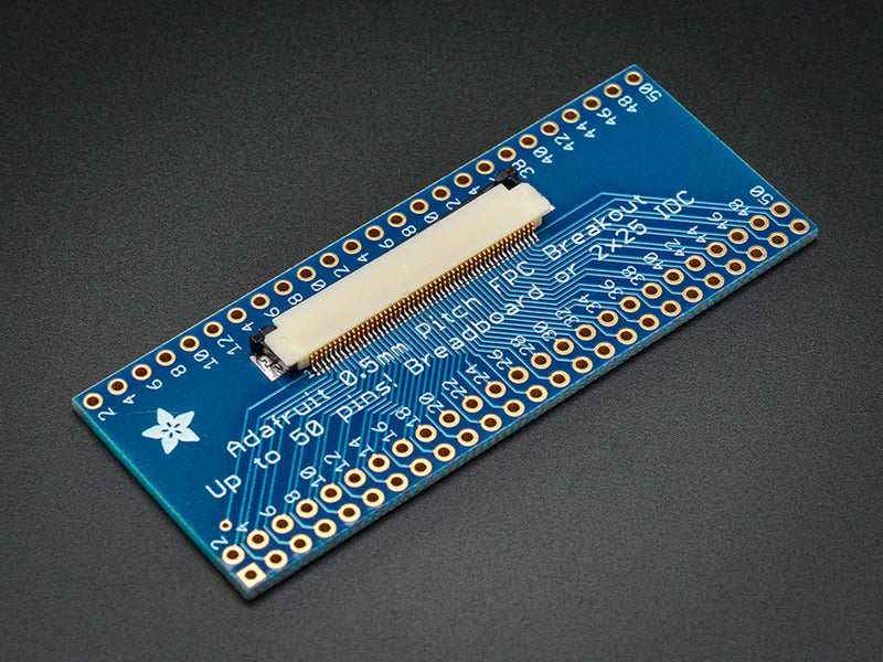 Adafruit 50 pin 0.5mm pitch FPC Adapter