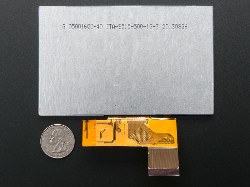 5.0\" 40-pin TFT Display - 800x480 with Touchscreen
