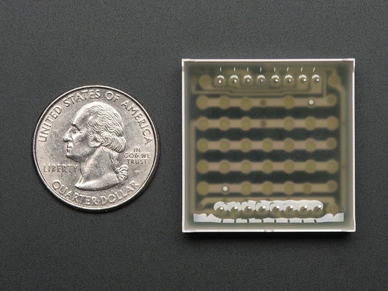 Small 1.2\" 8x8 Ultra Bright White LED Matrix