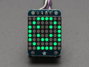 Adafruit Mini 0.8\" 8x8 LED Matrix w/I2C Backpack - Pure Green
