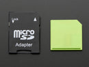 Green Shortening microSD adapter for Raspberry Pi & Macbooks