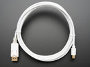 Mini DisplayPort to DisplayPort Cable - 10 ft/3 meters - White