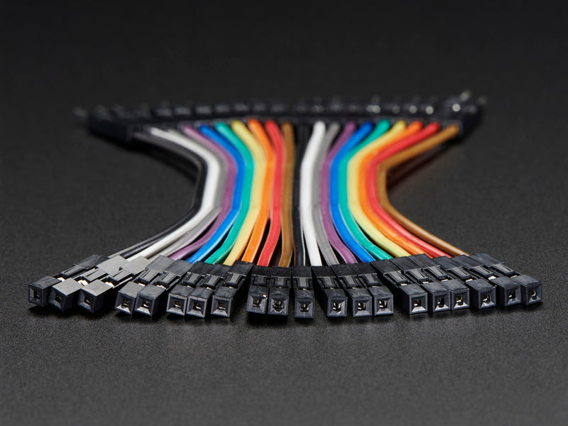 Premium Female/Male \'Extension\' Jumper Wires - 20 x 3\"