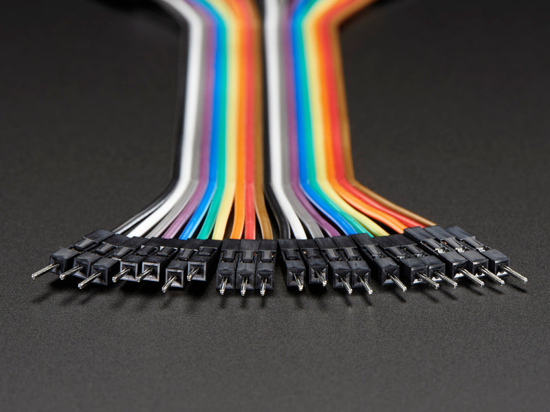 Premium Female/Male \'Extension\' Jumper Wires - 20 x 6\"