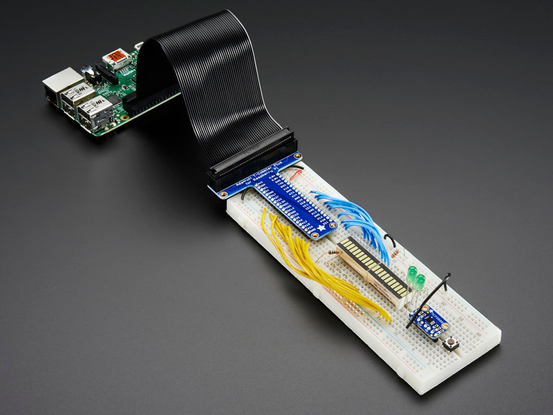 Adafruit Pi T-Cobbler Plus Kit Breakout for 2x20 Raspberry Pi