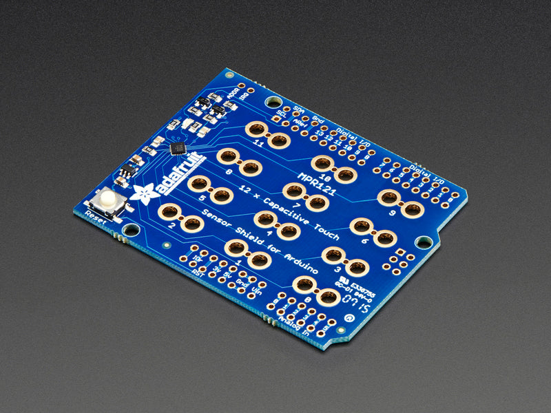 Adafruit 12 x Capacitive Touch Shield for Arduino - MPR121