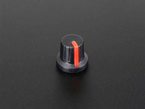 Potentiometer Knob - Soft Touch T18 - Red