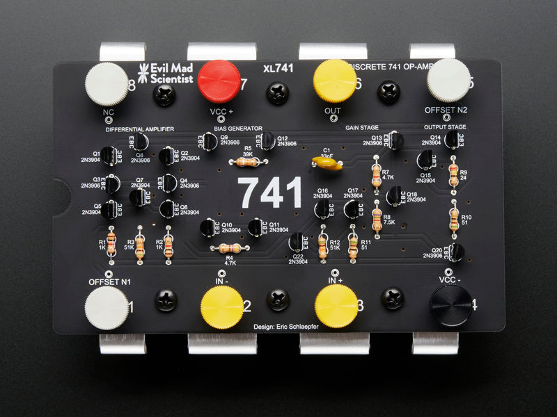 Evil Mad Scientist Labs XL741 Discrete Op-Amp Kit
