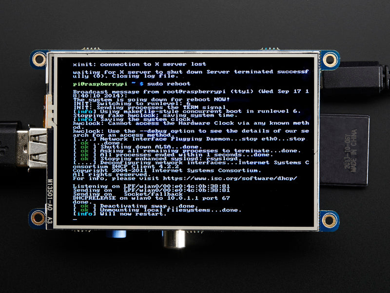 PiTFT - Assembled 480x320 3.5\" TFT+Touchscreen for Raspberry Pi®