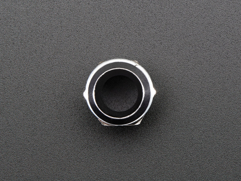 5mm Chromed Metal Narrow Bevel LED Holder - Pack of 5