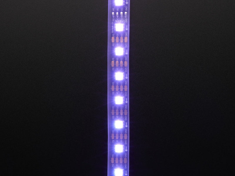 Adafruit DotStar Digital LED Strip - Black 60 LED - Per Meter - Buy - Pakronics®- STEM Educational kit supplier Australia- coding - robotics