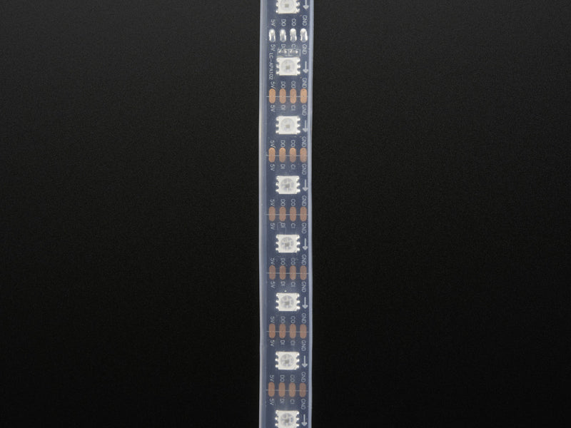 Adafruit DotStar Digital LED Strip - Black 60 LED - Per Meter - Buy - Pakronics®- STEM Educational kit supplier Australia- coding - robotics