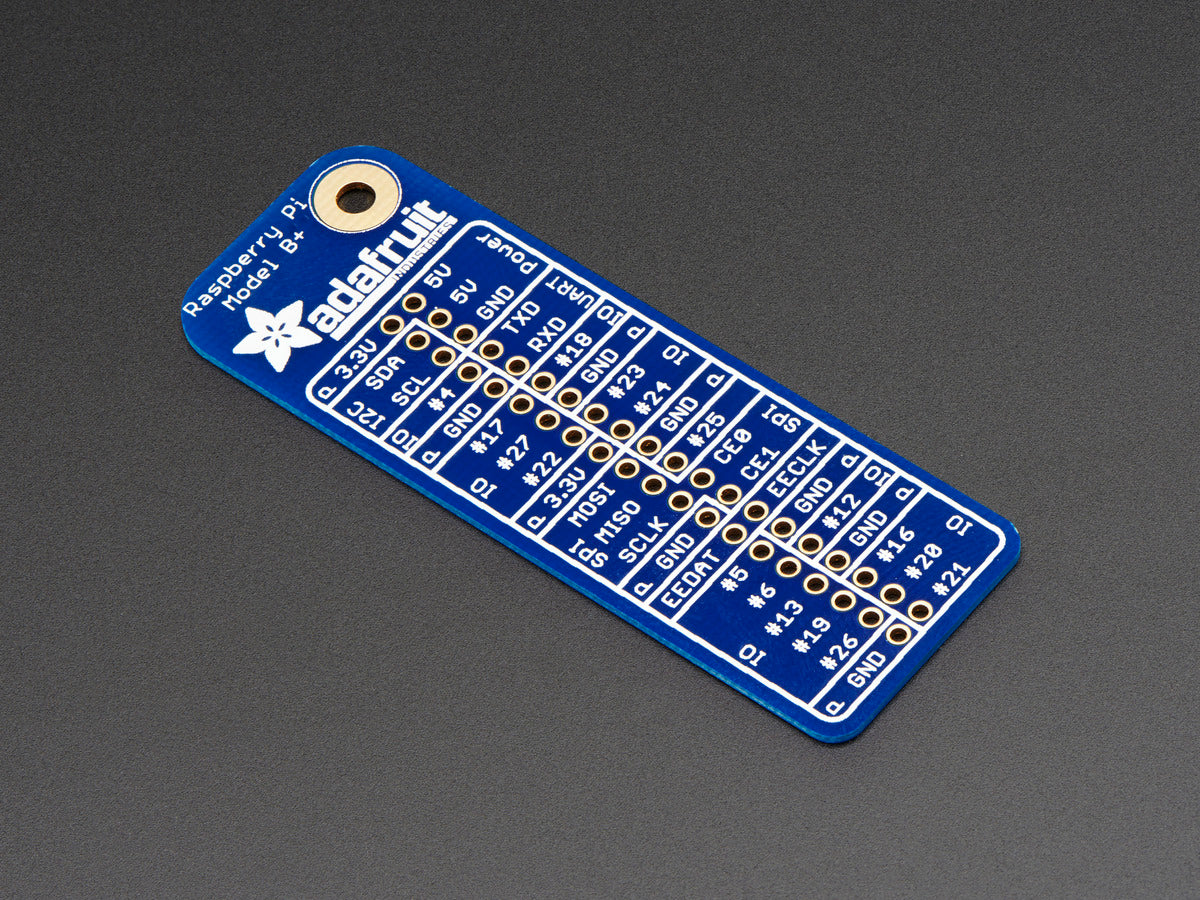 Buy Adafruit GPIO Reference Card for Raspberry Pi Model B+/Pi 2/Pi 3 ...