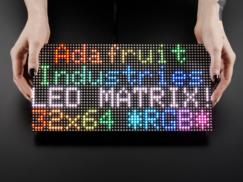 64x32 RGB LED Matrix - 5mm pitch