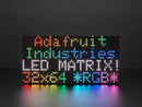 64x32 RGB LED Matrix - 5mm pitch