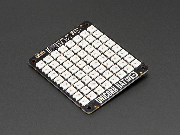 Pimoroni Unicorn Hat - 8x8 RGB LED Shield for Raspberry Pi A+/B+