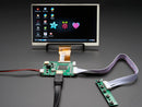 HDMI 4 Pi: 7\" Display no Touchscreen 1024x600 w/ Mini Driver