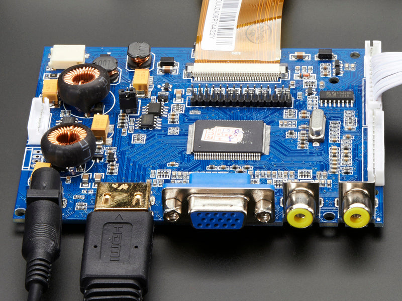 HDMI 4 Pi: 7\" Display & Audio 1024x600 - HDMI/VGA/NTSC/PAL