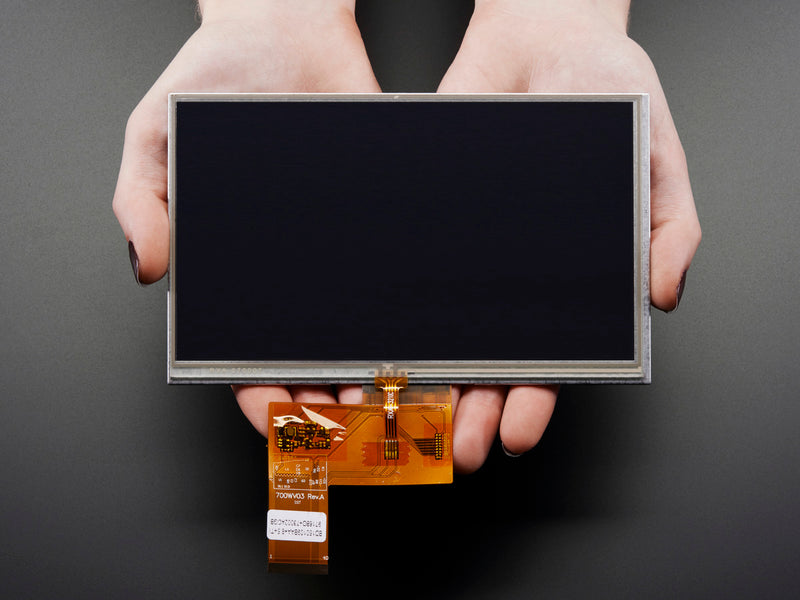 7.0\" 40-pin TFT Display - 800x480 with Touchscreen