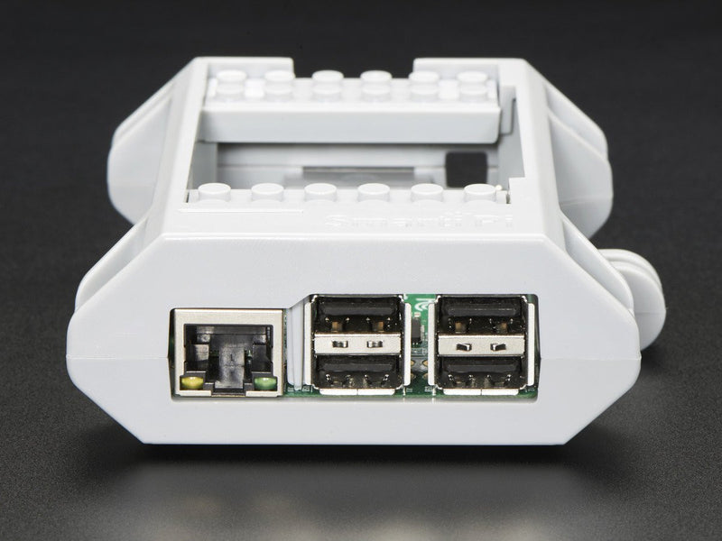 SmartiPi Kit 3- Case LEGO®* Compatible for Raspberry Pi B+ / Pi 2 - RED - Buy - Pakronics®- STEM Educational kit supplier Australia- coding - robotics